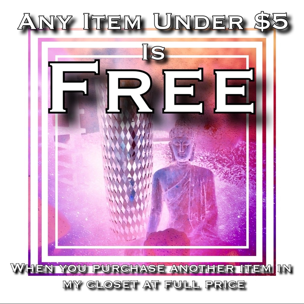 Any item under $5 is FREE!